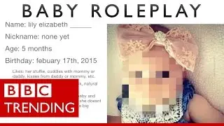 Baby Roleplay - The Instagram game using stolen photos of other people's children - BBC Trending