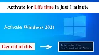 How to activate Windows & remove watermark | no software and without product key 2021 !