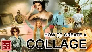 How to create a Collage in Photoshop using the Clone Stamp Tool | Photoshop Tutorials
