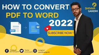 How to Convert a PDF File Into a Word File 