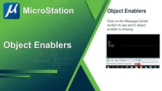 Working with DWG files in MicroStation - Part 6: Object Enablers