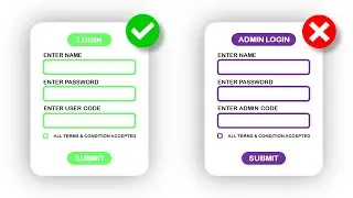 ADMIN LOGIN PAGE CONNECTED WITH USER LOGIN PAGE | USING POWER POINT | HOW TO LINK SLIDES IN PPT 🚀