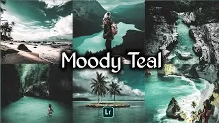 Moody Teal   Lightroom Mobile Presets |Lightroom Photo Editing | Moody Teal Preset | Free DNG Preset