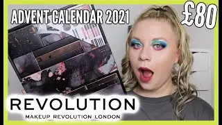 REVOLUTION ADVENT CALENDAR 2021 UNBOXING | ADVENT CALENDAR SPOILERS | makeupwithalixkate