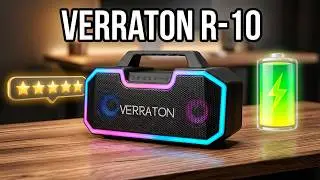 Громкая портативная колонка с функцией PowerBank | Verraton R-10