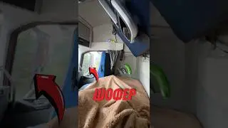 🚛 Empty driver's seat on the highway! 