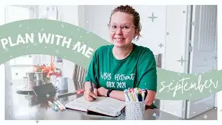 PLAN WITH ME // September 2021 // minimalist bullet journal spreads