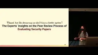 The Experts' Insights on the Peer Review Process of Evaluating Security Papers