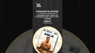“Able” from @jonmcreynolds hits #1 on @Billboard 🎉🎉🎉