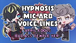 Hitoya teaches Jyushi the wrong(?) way... [ENG] HypMic ARB April Fools Bad Ass Temple Voice Lines