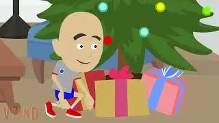 Classic caillou Opens his presents Early/Grounded big time!!!