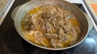 Свиная печень в сметане. Как вкусно приготовить