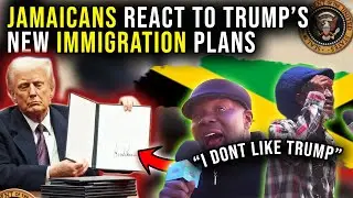 Jamaicans React to Trump's SCARY new  Immigration Plans !