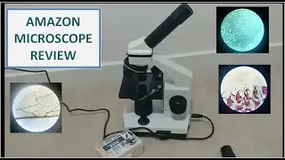 USCAMEL 40X-2000X Microscope from Amazon Review and Demo