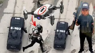 Izo lage drone UVD a sou tèt lapolis,vin gade sak rive..Viv ansanm dedouble