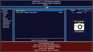MAME Checksum Error PSX and Saturn Software List CHD