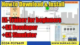 How to Install GX Develpoer and Its Simulator |Burraq Engineering Solution| PLC Training Courses