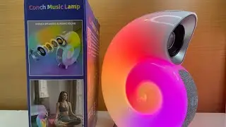 Conch Music Lamp. UNBOXING & TEST