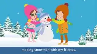 Winter Fun | Past Tense | ESL Classics - songs for learning English