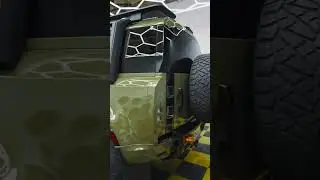 Land Rover Army Green Wrap #ppf #cardetailing #wrap