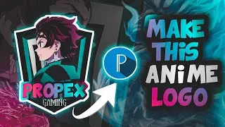 Make this Anime logo in pixelab || Tutorial malayalam || CINAK FF