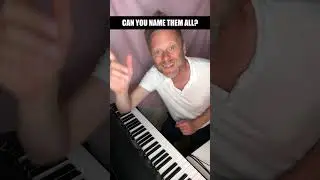 The 6 BEST pop intros ever! Can you name them all? #piano #shorts