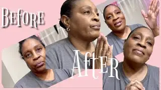 Morning Skincare & Makeup Routine. Senior citizen living alone and loving it🩵🎀🍡🪞🩵🎀🍡🪞🩵🎀🍡🪞