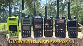 Baofeng UV-5R Mini Review Part 1 (Size Comparison)