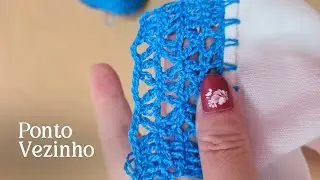 APRENDA O PONTO V EM CROCHÊ AGORA