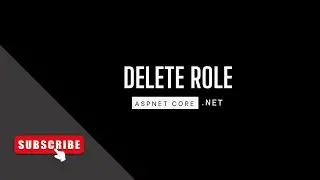 Delete identity role in asp net core