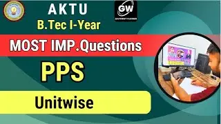 PPS MOST IMP QUESTIONS I GATEWAY CLASSES I AKTU