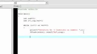 C - Input, Cicli e Costrutti di Controllo: Un piccolo programma in C