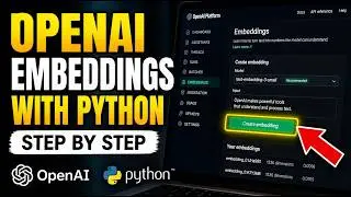 How to setup OpenAI embeddings with Python for retrieval pipelines - Step By Step