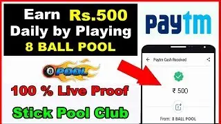 How to earn unlimited paytm cash by playing 8 Ball Pool Club with Live Proof || Trending Techy