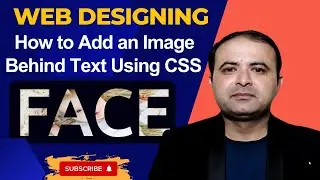 How to Add an Image Behind Text Using CSS | Web Design Tutorial | Overlay Text on Background Images