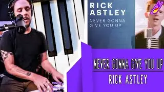 Never Gonna Give You Up - Rick Astley (Piano Cover) [Twitch Live]