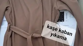 KAŞE KABAN (MONT) NASIL YIKANIR⁉️Tüylenmeye çözüm‼️Süet /kaşe yıkama