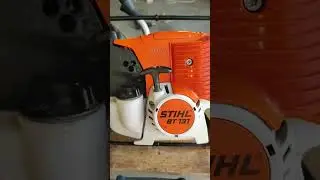 Stihl BT 131 easy idling adjustment #augerdrilling #stihl #auger #augerdrillingmachine #diy