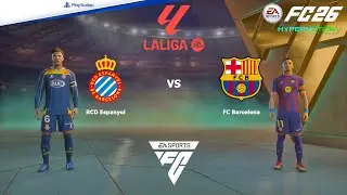 FC 26 PS4 - Espanyol vs Barcelona | La Liga EA SPORTS 25/26
