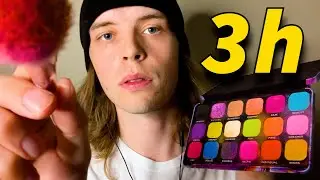 ASMR Doing Your Makeup (3 Hours)
