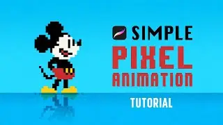 Procreate Pixel Animation｜Tutorial for Beginners｜Mickey Mouse