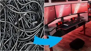 Super Cheap Cable Management - Cable management solutions under 20$