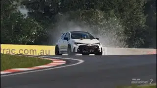 Keeping the Corolla on the track. 👍