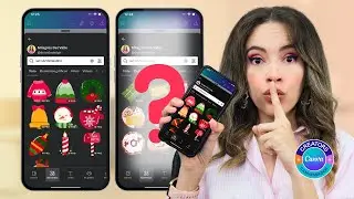 🤐4 códigos de elementos ocultos en Canva pro para NAVIDAD