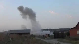 Видео с места проведения спецоперации по ликвидации боевиков в Ингушетии