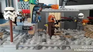 Lego Star Wars The Mandelorian moc on Nevaro 