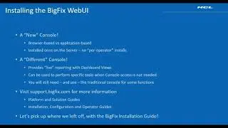BigFix - Installing the BigFix Server - Windows - 4 of 4 - Install the WebUI on the Server