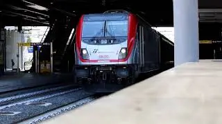 SUPER PARTENZA CON SFANALATA E STROMBAZZATA DA PARTE DI UN SIMPATICO MACCHINISTA MERCITALIA!!!