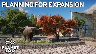 Building a Beautiful Low Key Entrance Plaza in Planet Zoo | Anima Zoo
