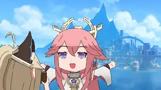 Yae Miko and Kirara goes to Fontaine | Genshin Impact